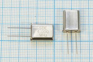 Кварцевый резонатор 4 МГц - 4000 HC49U S 20 49U[SDE] 1Г (SDE)