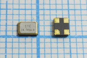Кварцевый резонатор 14,7456 МГц - 14745,6 SMD03225C4 8 10 15/-40~85C S3225 1Г Кварцевый резонатор 14,7456 МГц - 14745,6 SMD03225C4 8 10 15/-40~85C S3225 1Г
