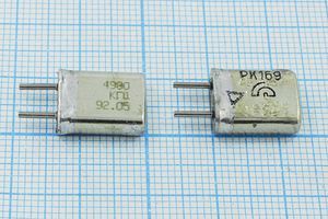 Кварцевый резонатор 4,98 МГц - 4980 HC25U 30 40/-10~60C РК169МА-8АТ 1Г Кварцевый резонатор 4,98 МГц - 4980 HC25U 30 40/-10~60C РК169МА-8АТ 1Г