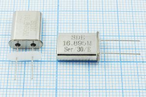 Кварцевый резонатор 16,895 МГц - 16895 HC49U S 10 30/-40~85C 49U[SDE] 1Г +IS
