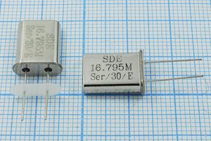 Кварцевый резонатор 16,795 МГц - 16795 HC49U S 10 30/-40~85C 49U[SDE] 1Г +IS
