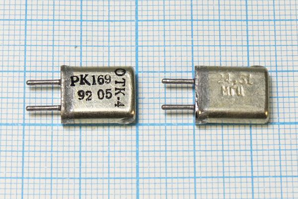 Кварцевый резонатор 24,51 МГц - 24510 HC25U РК169МА 3Г (24,51МГЦ)