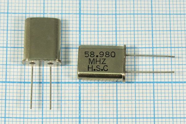 Кварцевый резонатор 58,98 МГц - 58980 HC49U 32 3Г (HSC)