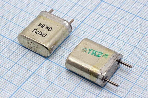 Кварцевый резонатор 2,2 МГц - 2200 HC6U 15 25/-10~60C РК170БА-14БР 1Г