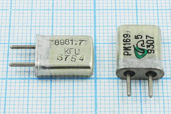 Кварцевый резонатор 8,9817 МГц - 8981,7 HC25U S 15 30/-40~70C РК169МА-6ВС 1Г