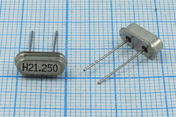 Кварцевый резонатор 21,25 МГц - 21250 HC49S3 18 1Г (H21.250)