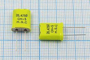 Кварцевый резонатор 20,425 МГц - 20425 HC49U 32 3Г +SL (H.S.C 20.4250 CH-5) Кварцевый резонатор 20,425 МГц - 20425 HC49U 32 3Г +SL (H.S.C 20.4250 CH-5)