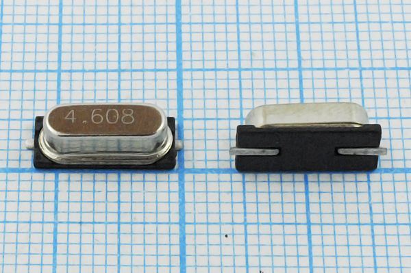Кварцевый резонатор 4,608 МГц - 4608 SMD49S4 S 30 50/-10~60C 1Г (4.608)
