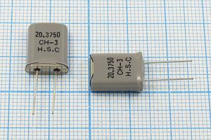 Кварцевый резонатор 20,375 МГц - 20375 HC49U 32 3Г +SL (H.S.C 20.3750 CH-3) Кварцевый резонатор 20,375 МГц - 20375 HC49U 32 3Г +SL (H.S.C 20.3750 CH-3)
