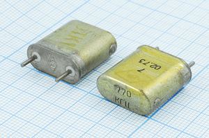 Кварцевый резонатор 0,77 МГц - 770 HC6U БА 1Г Кварцевый резонатор 0,77 МГц - 770 HC6U БА 1Г