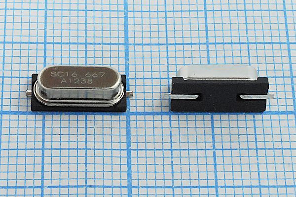 Кварцевый резонатор 16,667 МГц - 16667 SMD49S4 18 30 50/-20~70C SX-1 1Г