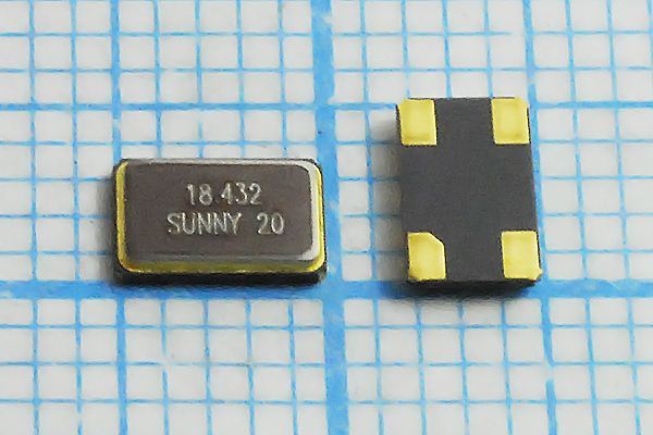 Кварцевый резонатор 18,432 МГц - 18432 SMD05032C4 20 20 30/-20~70C SX-8 1Г
