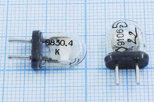Кварцевый резонатор 9,8304 МГц - 9830,4 КА 5 10/-10~60C КА-4АМ 1Г Кварцевый резонатор 9,8304 МГц - 9830,4 КА 5 10/-10~60C КА-4АМ 1Г