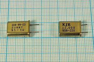 Кварцевый резонатор 12 МГц - 12000 HC49U 1Г (разная)