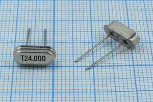 Кварцевый резонатор 24 МГц - 24000 HC49S3 32 30 50/-20~70C S[FT] 1Г (T24.000