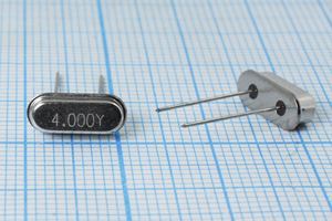 Кварцевый резонатор 4 МГц - 4000 HC49S3 18 30 50/-20~70C S[FT] 1Г (Y)