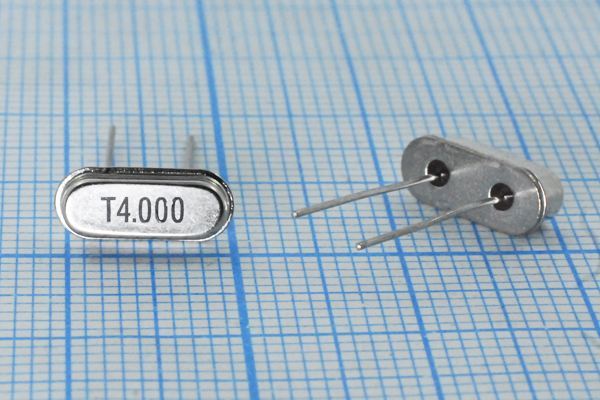 Кварцевый резонатор 4 МГц - 4000 HC49S3 18 30 50/-20~70C S[FT] 1Г (T)