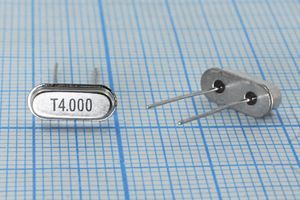 Кварцевый резонатор 4 МГц - 4000 HC49S3 18 30 50/-20~70C S[FT] 1Г (T)