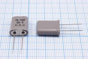 Кварцевый резонатор 29,175 МГц - 29175 HC49U 32 3Г +SL (HSC 29.1750 CH-3) Кварцевый резонатор 29,175 МГц - 29175 HC49U 32 3Г +SL (HSC 29.1750 CH-3)