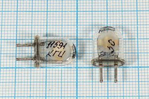 Кварцевый резонатор 11,591 МГц - 11591 КА 1Г Кварцевый резонатор 11,591 МГц - 11591 КА 1Г