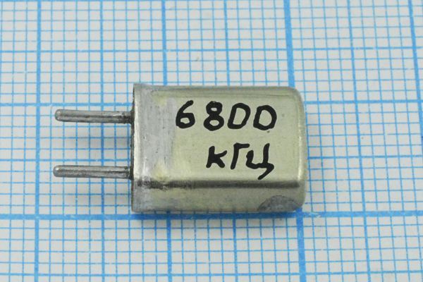 Кварцевый резонатор 6,8 МГц - 6800 HC25U МА 1Г