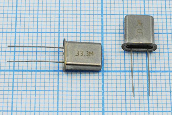 Кварцевый резонатор 33,3 МГц - 33300 HC45U S РК45[HC45U] ХСР 3Г