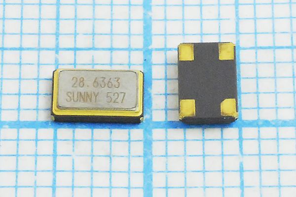 Кварцевый резонатор 28,6363 МГц - 28636,3 SMD05032C4 22 20 30/-20~70C SX-8 1Г
