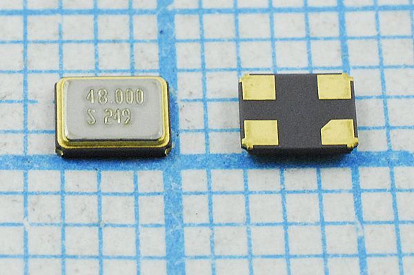 Кварцевый резонатор 48 МГц - 48000 SMD03225C4 18 30 30/-20~70C SX-32 1Г