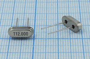 Кварцевый резонатор 12 МГц - 12000 HC49S3 30 30 50/-20~70C S[FT] (T12.000)