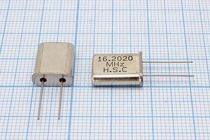 Кварцевый резонатор 16,202 МГц - 16202 HC49U 40 1Г (HSC)