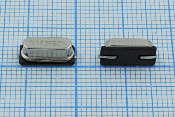 Кварцевый резонатор 14,31818 МГц - 14318,18 SMD49S4 18 30 50/-10~60C 1Г (R143F)