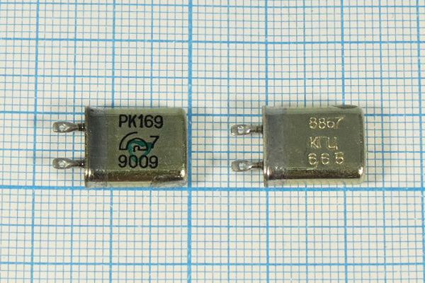 Кварцевый резонатор 8,867 МГц - 8867 МВ 15 40/-40~70C РК169МВ-6ВТ 1Г