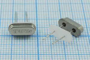 Кварцевый резонатор 14,075 МГц - 14075 HC49S3 S 10 50/-40~85C 49S[SDE] 1Г +IS
