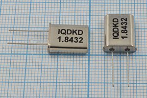 Кварцевый резонатор 1,8432 МГц - 1843,2 HC49U 16 HC49 1Г (IQDKD) Кварцевый резонатор 1,8432 МГц - 1843,2 HC49U 16 HC49 1Г (IQDKD)