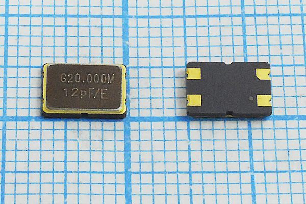 Кварцевый резонатор 20 МГц - 20000 SMD07050C4 12 10 30/-40~85C KC7 1Г