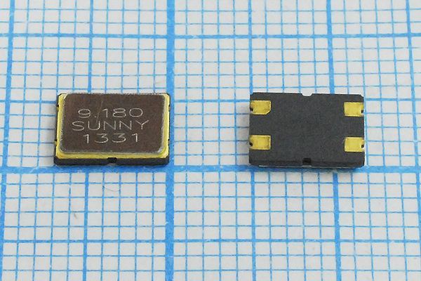 Кварцевый резонатор 9,18 МГц - 9180 SMD07050C4 30 20 30/-20~70C SX-7[SM] 1Г