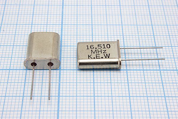 Кварцевый резонатор 16,51 МГц - 16510 HC49U 20 1Г (KEW)