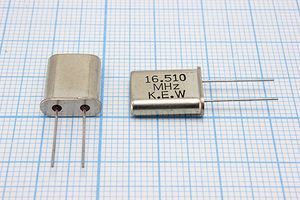 Кварцевый резонатор 16,51 МГц - 16510 HC49U 20 1Г (KEW) Кварцевый резонатор 16,51 МГц - 16510 HC49U 20 1Г (KEW)