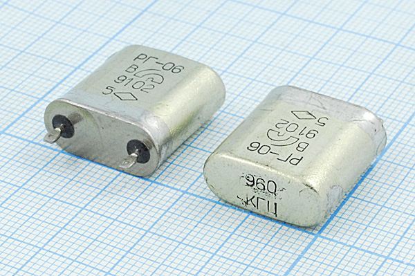 Кварцевый резонатор 0,96 МГц - 960 БВ S 15 50/-60~100C РГ06-6ЕУ 1Г