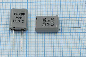 Кварцевый резонатор 16 МГц - 16000 HC49U 18 1Г +SL (HSC) Кварцевый резонатор 16 МГц - 16000 HC49U 18 1Г +SL (HSC)