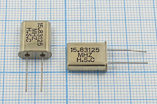 Кварцевый резонатор 15,83125 МГц - 15831,25 HC49U 30 1Г (HSC)