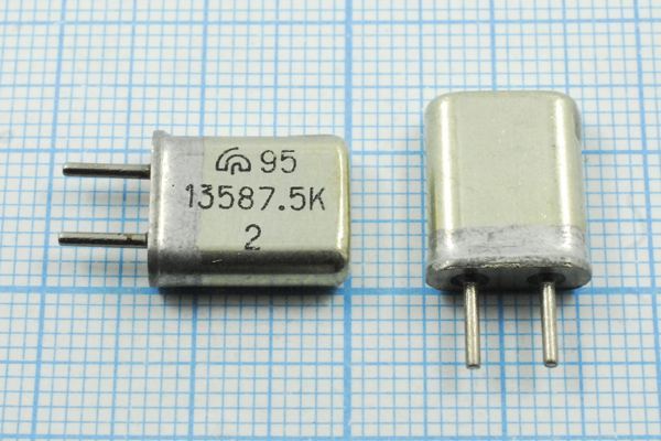 Кварцевый резонатор 13,5875 МГц - 13587,5 HC25U МА 1Г