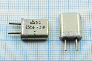 Кварцевый резонатор 13,5875 МГц - 13587,5 HC25U МА 1Г Кварцевый резонатор 13,5875 МГц - 13587,5 HC25U МА 1Г