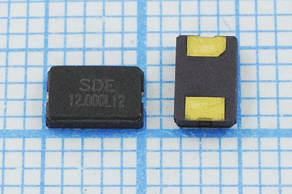 Кварцевый резонатор 12 МГц - 12000 SMD05032C2 12 10 30/-40~85C SMG0503(2P) 1