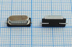 Кварцевый резонатор 33 МГц - 33000 SMD49S4 16 20 50/-40~85C 1Г (33.0FUL16)