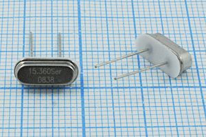 Кварцевый резонатор 15,36 МГц - 15360 HC49S3 S 20 50/-40~85C 1Г +IS (15.360Ser Кварцевый резонатор 15,36 МГц - 15360 HC49S3 S 20 50/-40~85C 1Г +IS (15.360Ser