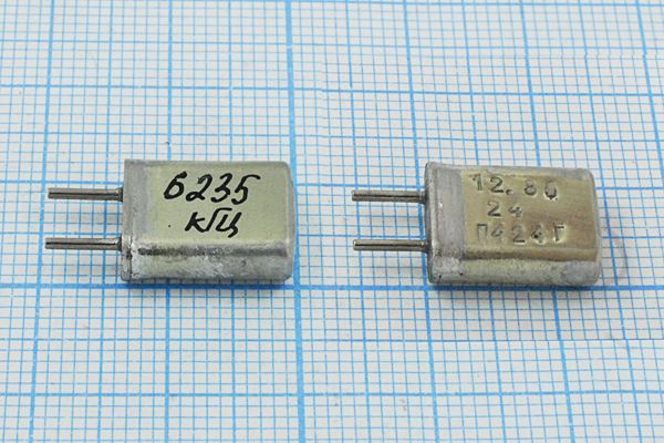 Кварцевый резонатор 6,235 МГц - 6235 HC25U МА 1Г