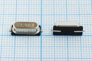 Кварцевый резонатор 9,216 МГц - 9216 SMD49S4 20 30 30/-20~70C HC-49SMA 1Г
