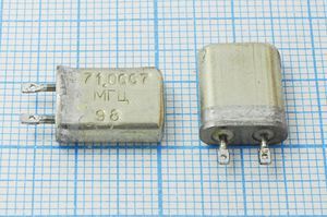Кварцевый резонатор 71,0667 МГц - 71066,7 МВ 5Г