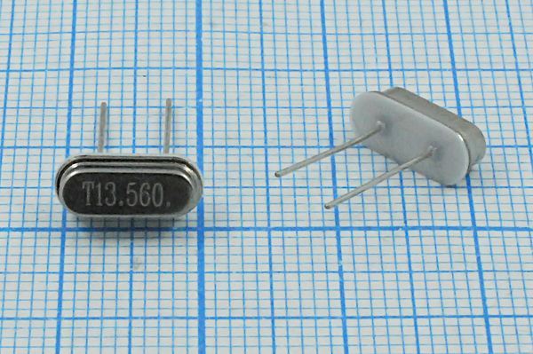 Кварцевый резонатор 13,56 МГц - 13560 HC49S3 16 30 30/-20~70C S[FT] 1Г +IS